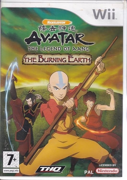 Nickelodeon Avatar the Legend of Aang The Burning Earth - Nintendo Wii (B Grade) (Genbrug)